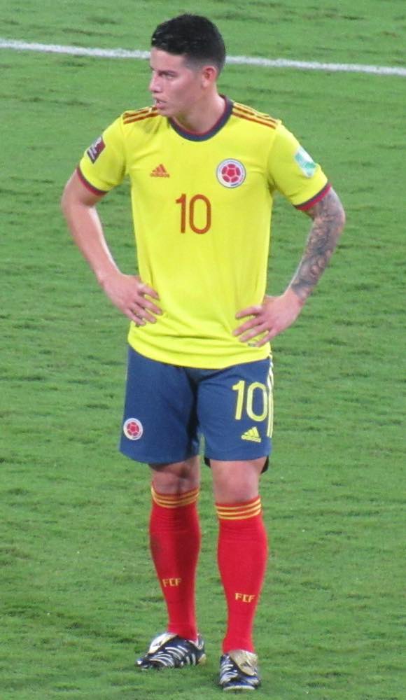 Colombia's captain James Rodriguez is at his best for the National Team.